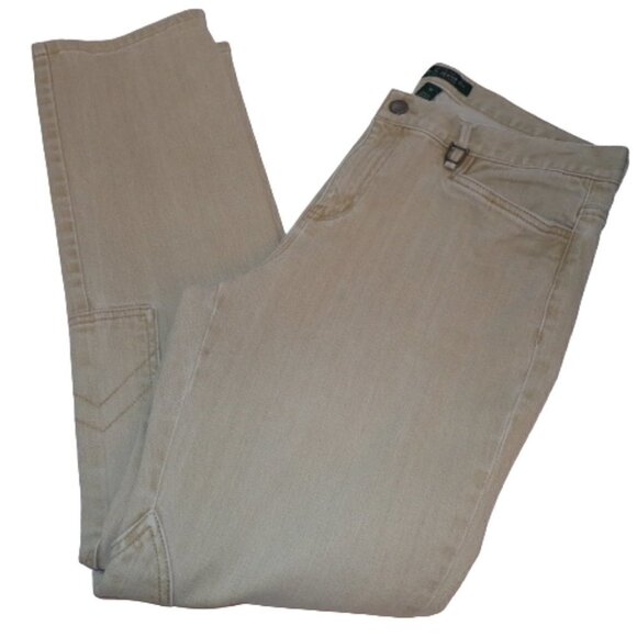 Vintage RALPH LAUREN Riding Equestrian Jeans Denim Jodhpur w Stirrup Cha… - Picture 1 of 8